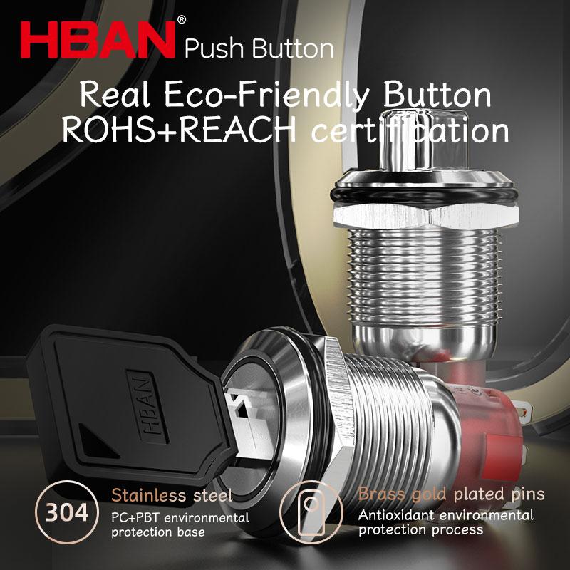 waterproof push button switch